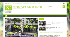 Desktop Screenshot of fondshandicapsolidarite.org
