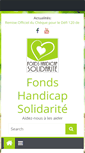 Mobile Screenshot of fondshandicapsolidarite.org
